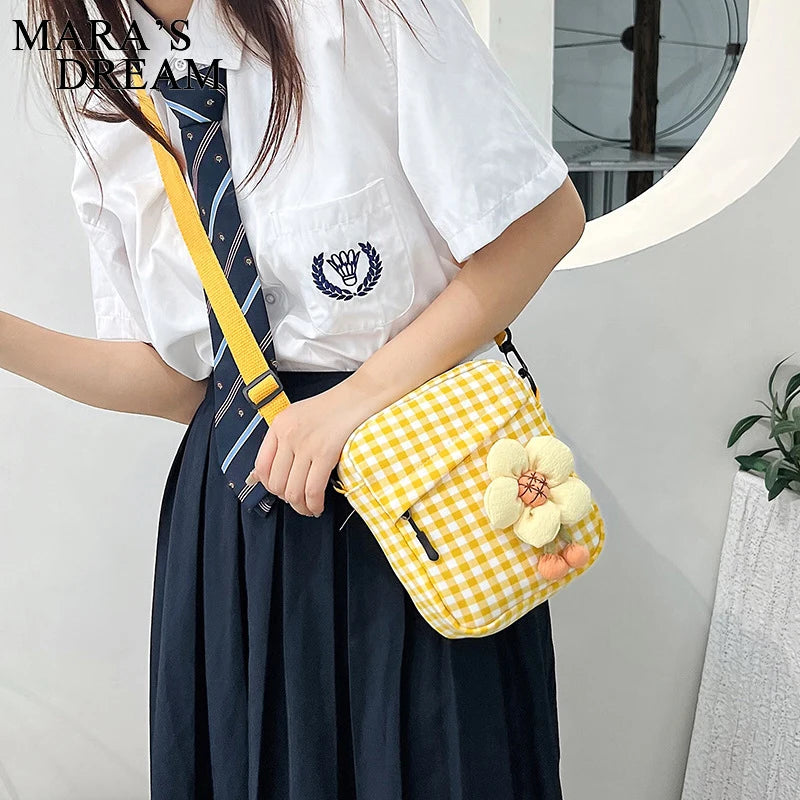 Mara's Dream Mobile Phone Bag Women Crossbody Bag Three-Dimensional Flowers