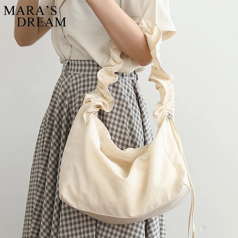 Mara's Dream Nylon Shoulder Bag Women Casual Shopper Bag High Literary Style