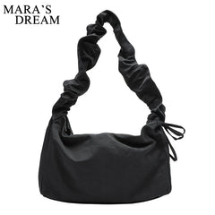 Mara's Dream Nylon Shoulder Bag Women Casual Shopper Bag High Literary Style