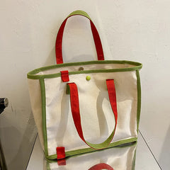 Mara's Dream Women Canvas Tote Bag High-capacity Shopping Commuter