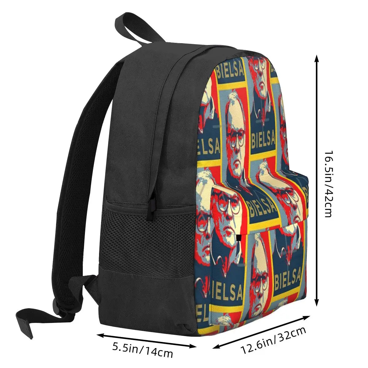 Bielsa Artwork Backpack Men's Women's Recycled School Bag Girls