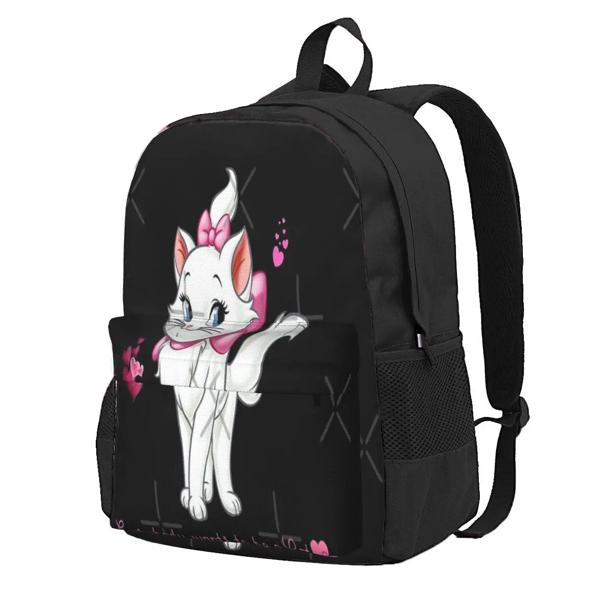 Marie Cat Backpacks Men Women Your Name