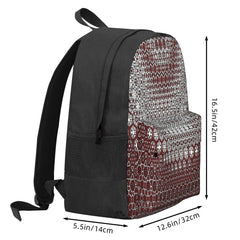 Sindhi Ajrak Pattern Backpack for Men and Women