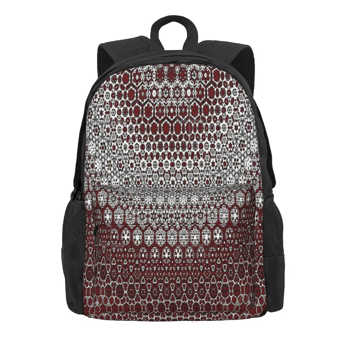 Sindhi Ajrak Pattern Backpack for Men and Women