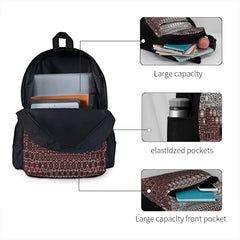 Sindhi Ajrak Pattern Backpack for Men and Women