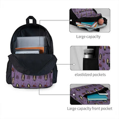 Mary Queen Of Scots Purple Backpack Men's Women's Retro Personalised Bag