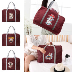 Mask Series Travel Bag Unisex Foldable Handbag Large Capacity