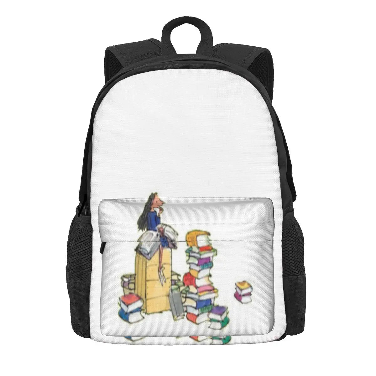 Matilda Books Backpacks Men's and Women's Bag