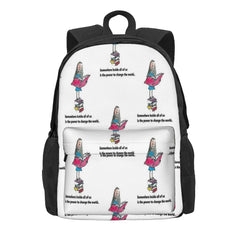 Matilda Bookworm 2 Backpacks Men's Backpacks Bags For Women Retro Bag For Women