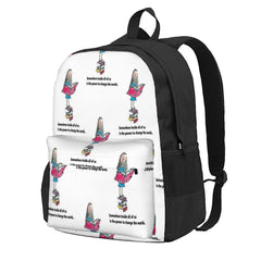 Matilda Bookworm 2 Backpacks Men's Backpacks Bags For Women Retro Bag For Women