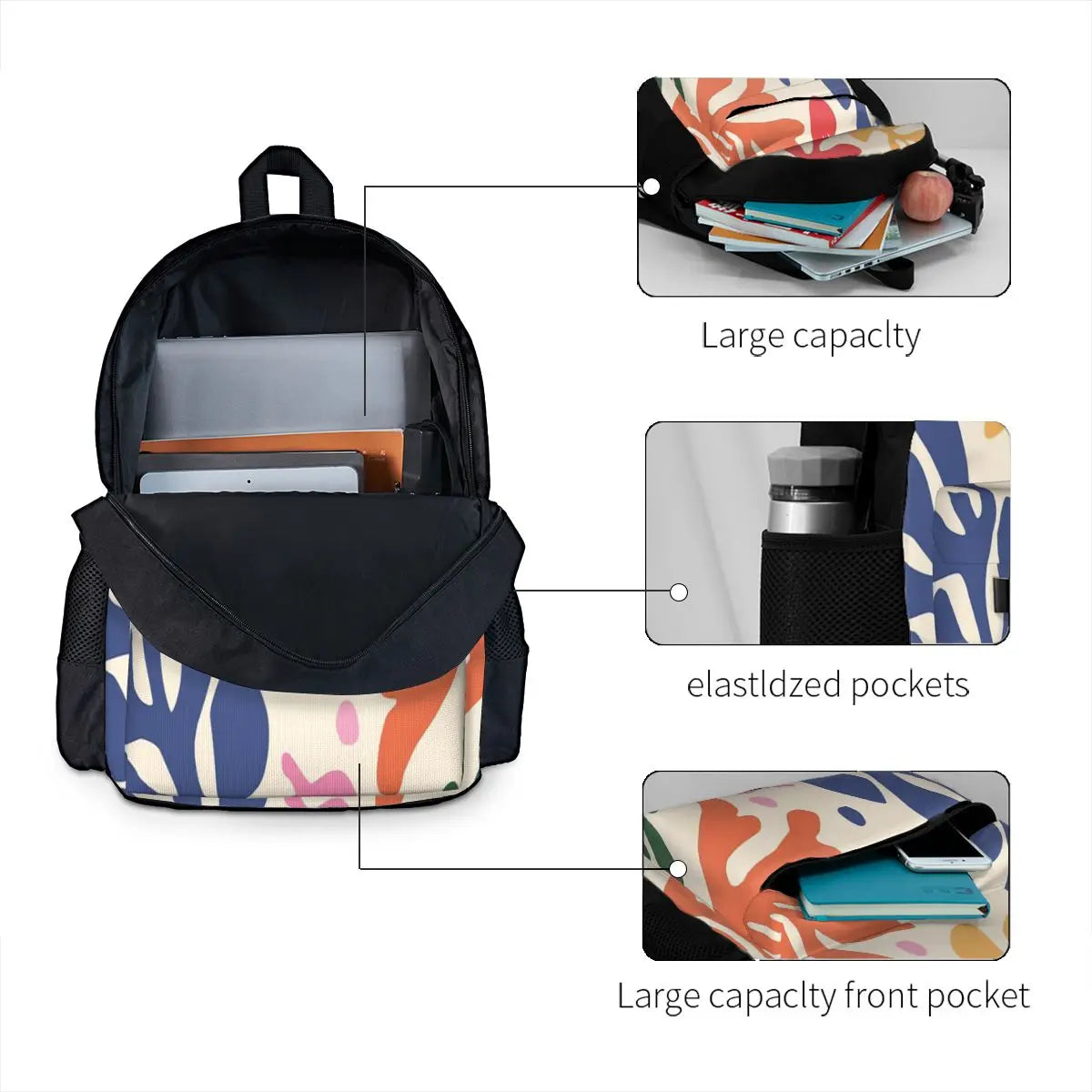 Matisse Pattern2 Backpacks for Men and Women