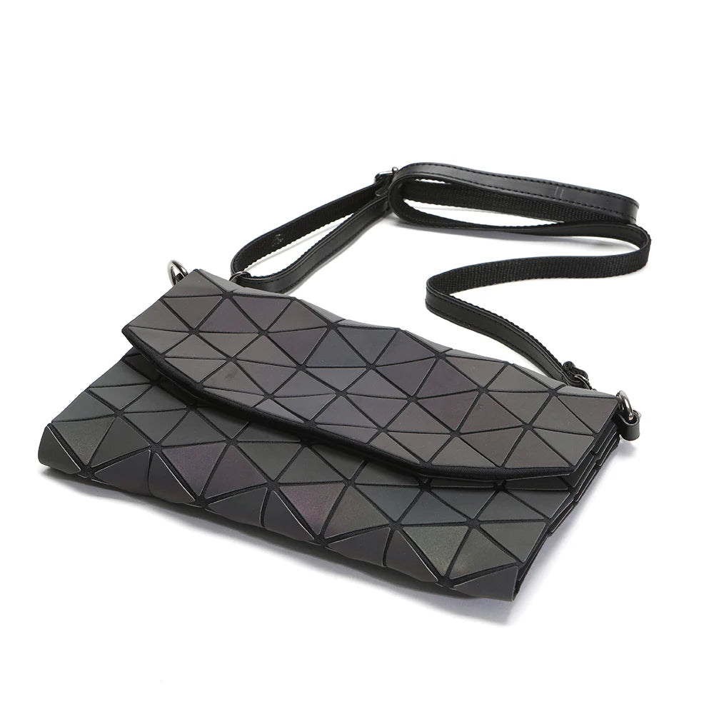 Luminous Women Evening Bag Shoulder Bags Geometric Envelope Clutch
