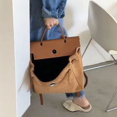 Matte PU Leather Women Backpacks Large Multifunctional Female Shoulder Bag