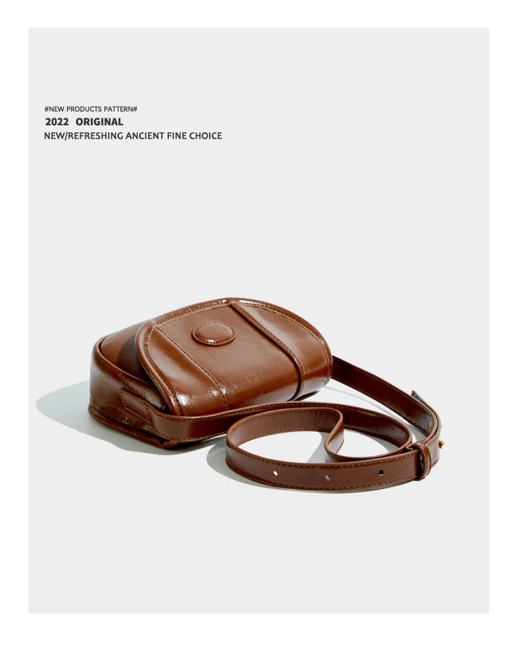 Maxdutti Saddle Bag Women Single Shoulder Bag