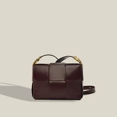 Maxdutti Ins Blogger Retro Texture Square Bag Messenger Bag