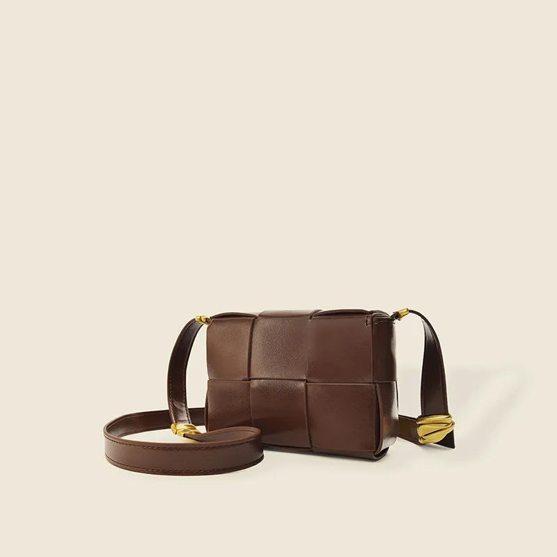 Maxdutti Ins Blogger Retro Texture Square Bag Messenger Bag