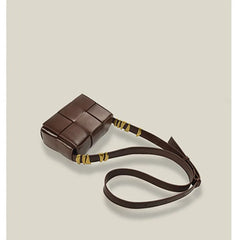 Maxdutti Ins Blogger Retro Texture Square Bag Messenger Bag