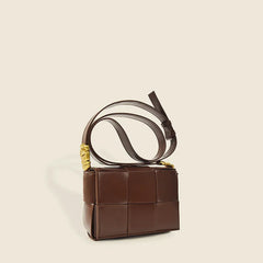 Maxdutti Ins Blogger Retro Texture Square Bag Messenger Bag