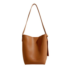 Maxdutti Pu Leather Single Shoulder Bag Women Work Large Capacity Tote Bag