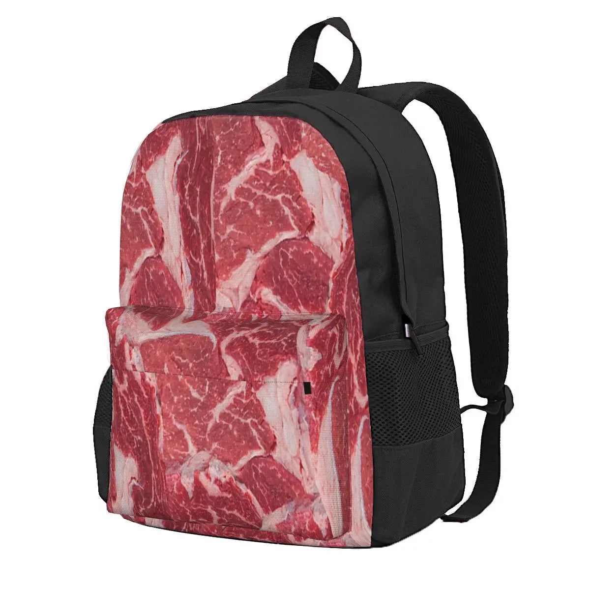 Meat Backpacks Men's and Women's School Bag