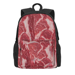 Meat Backpacks Men's and Women's School Bag