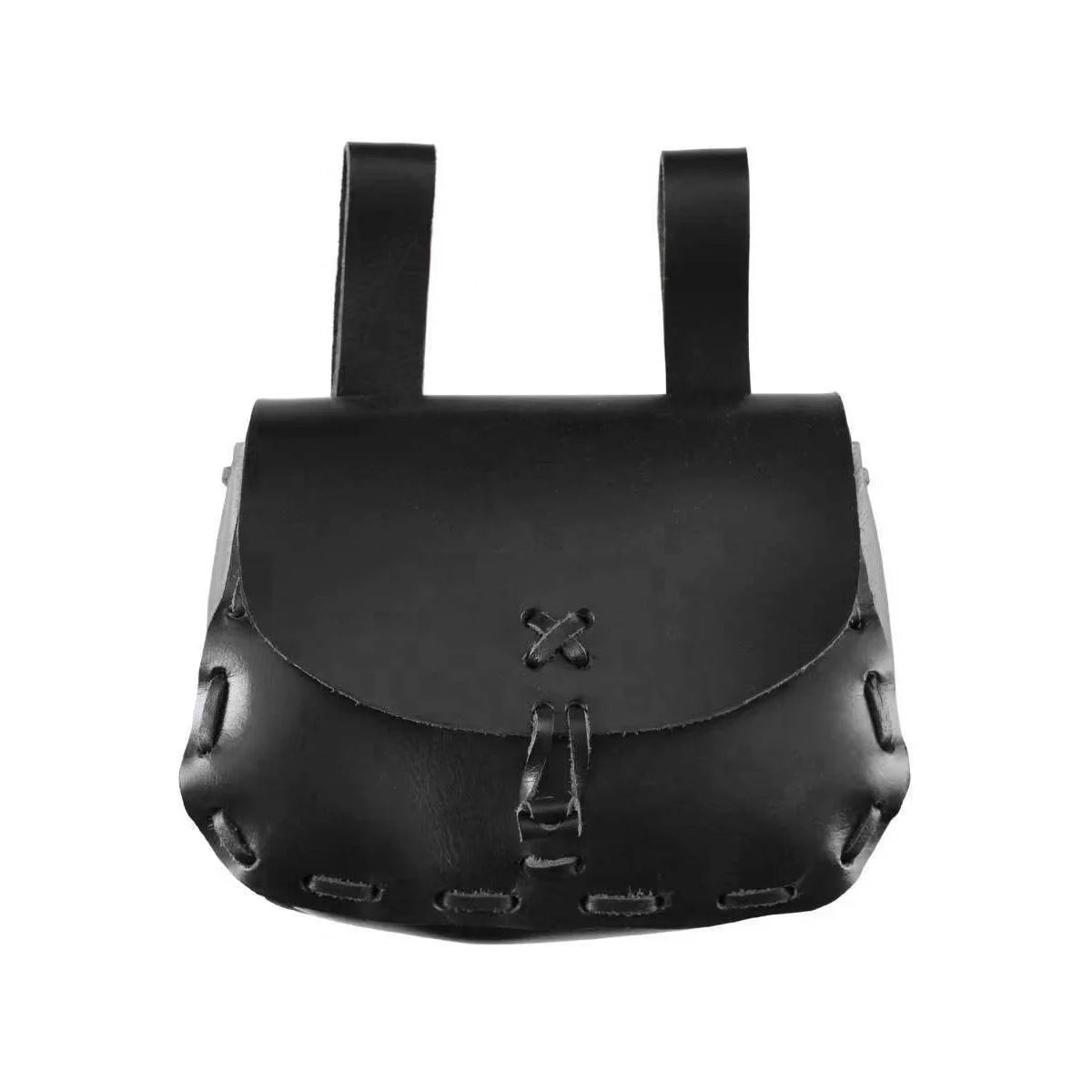 Medieval Punk Retro Waist Bag Renaissance PU Leather Travel Wallet