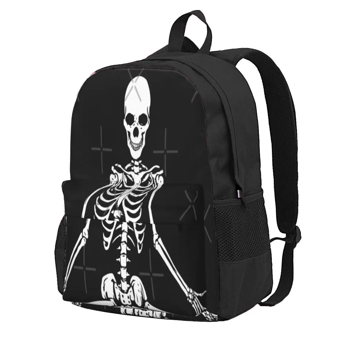 Meditating Skeleton Backpack for Men and Women