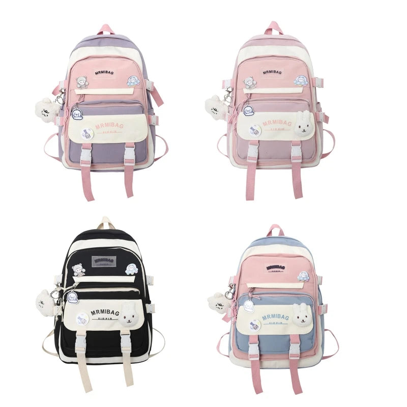 Nylon Women Backpacks Casual Lightweight Daypack Anti-Theft