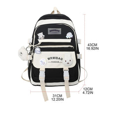 Nylon Women Backpacks Casual Lightweight Daypack Anti-Theft