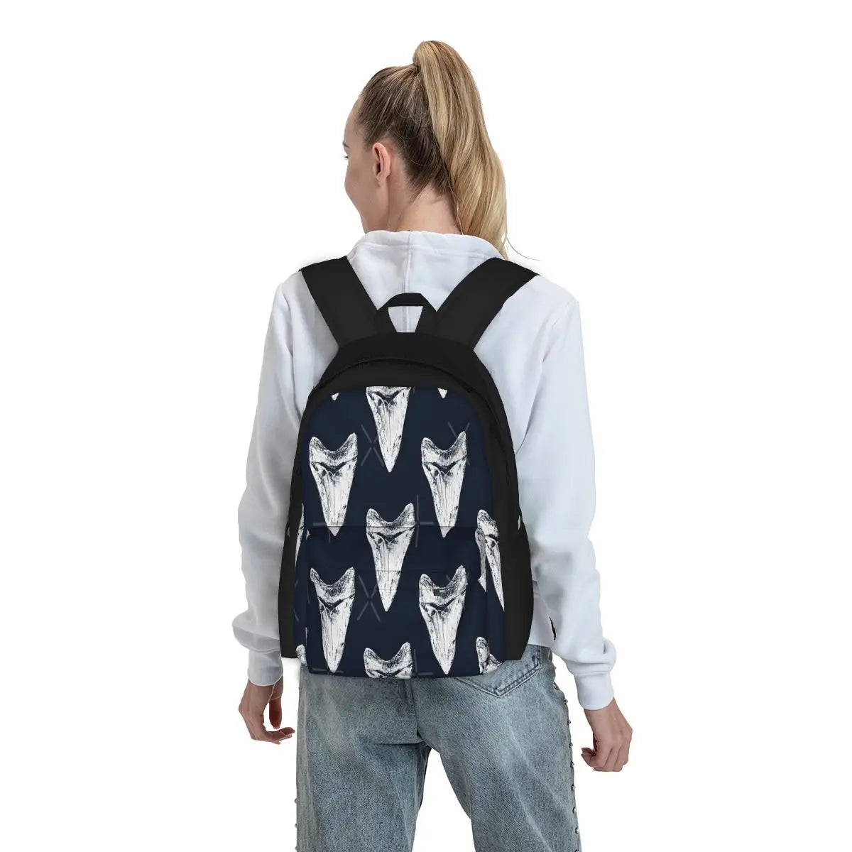Megalodon Shark Tooth 1 Backpacks For Men and Women