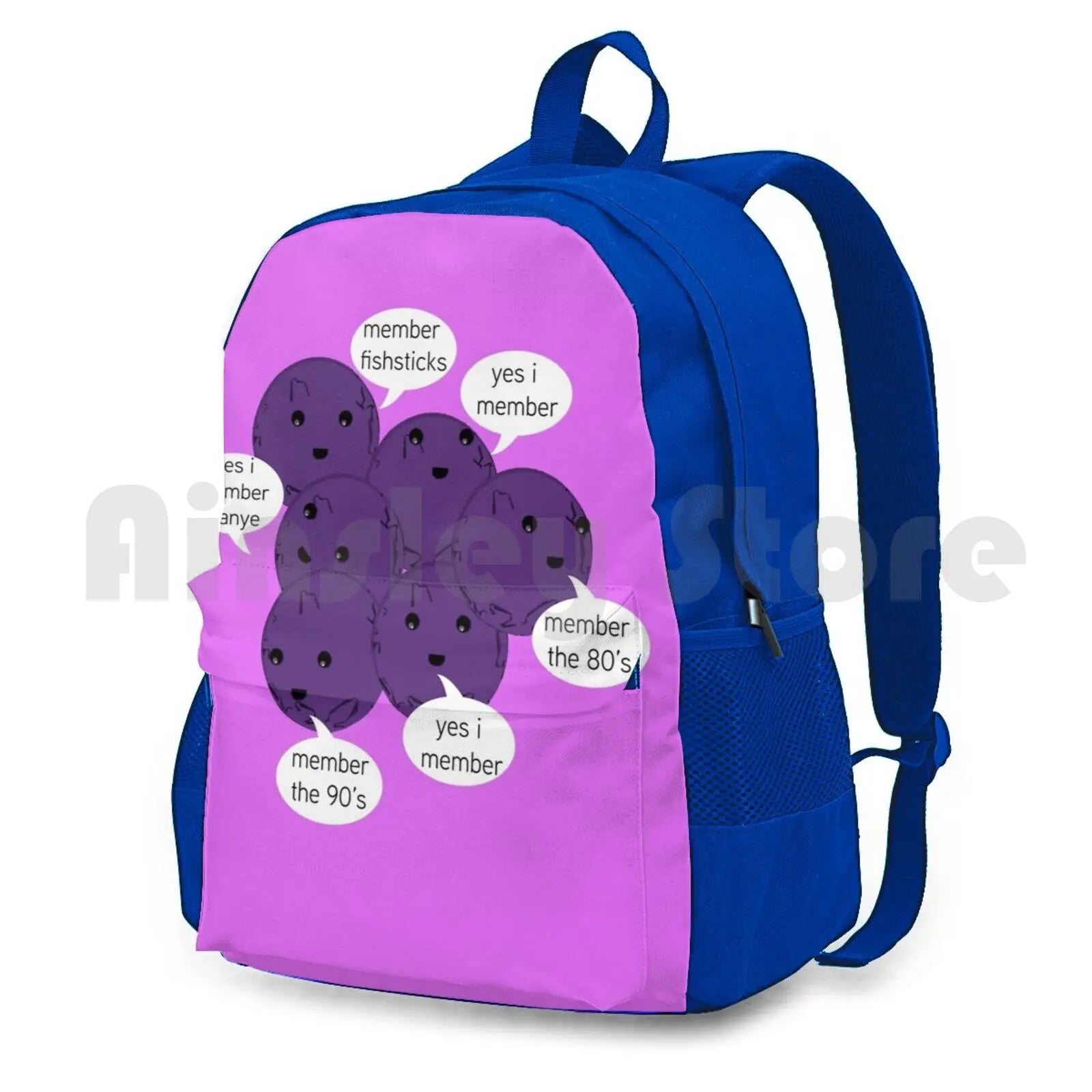 Blush Pink Outdoor Hiking Backpack Climbing Bag