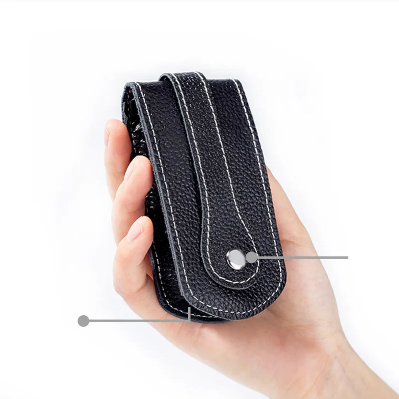 100% Cow Leather Key Wallet for Men and Women