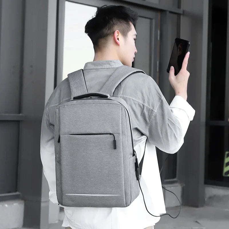 Waterproof Men's College Student Backpack