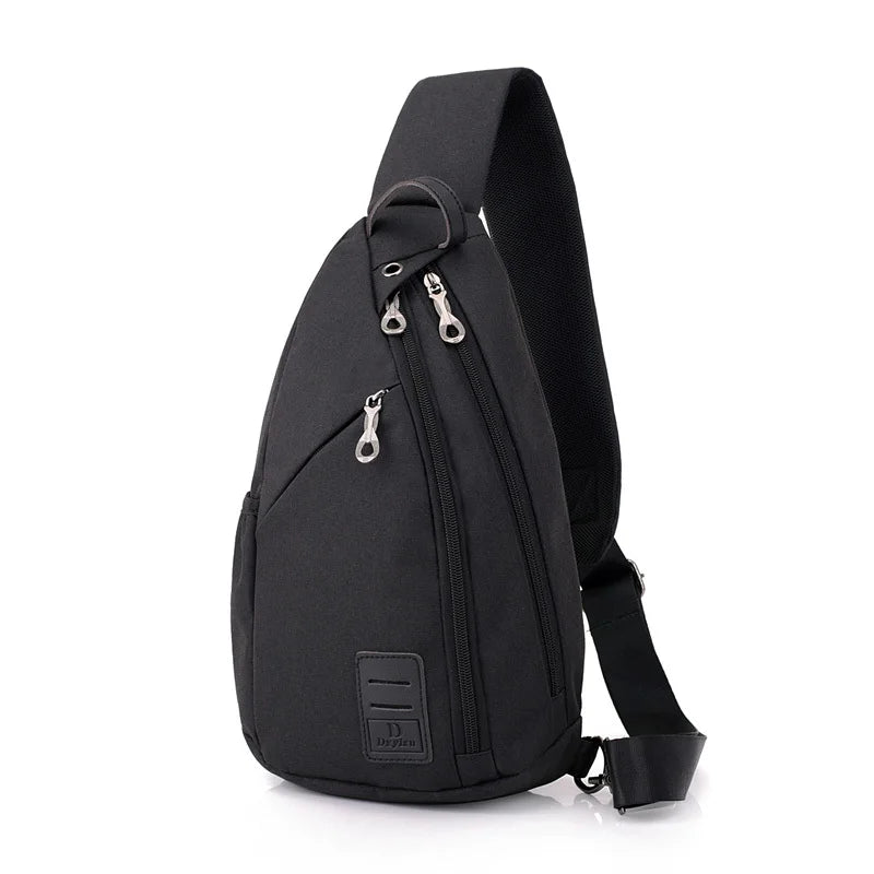 Men Backpack Chest Pack One Shoulder Backpack Travel Mochila Masculina WFF257