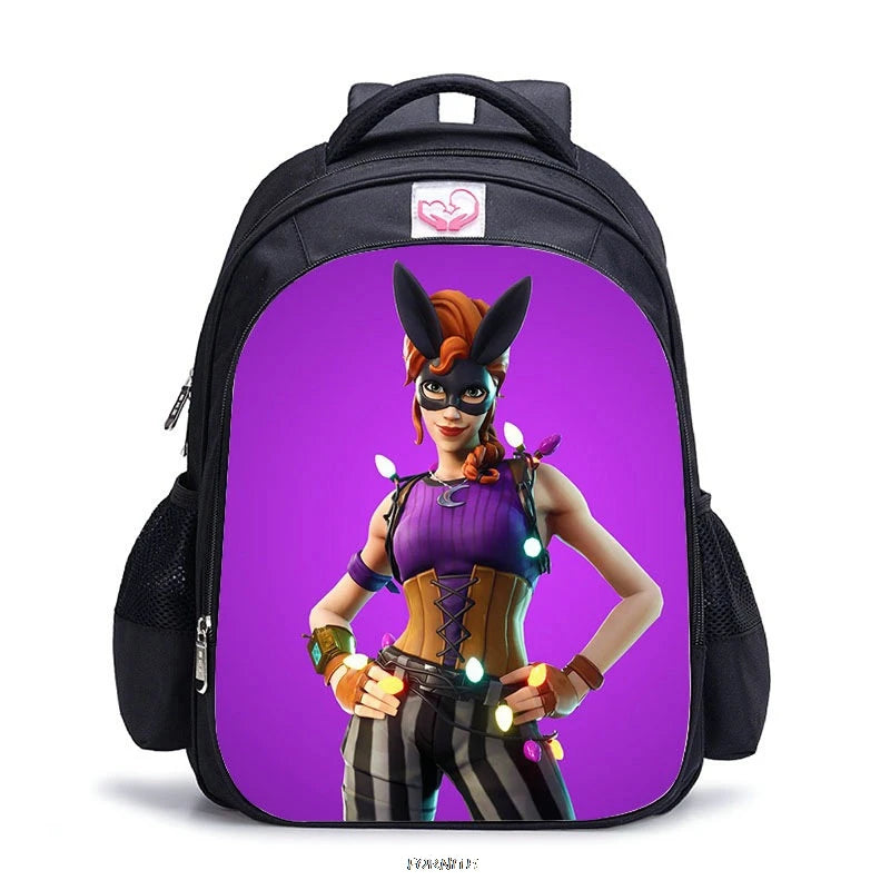 Fortnites Game Figure Backpack Unisex Rucksack