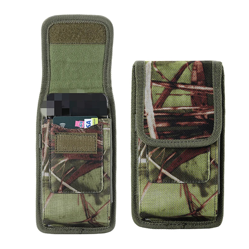 Men Belt Bag Flip Case Phone Pouch Waist Bag Oxford Cloth Pouch