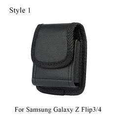 Men Belt Bag Flip Case Phone Pouch Waist Bag Oxford Cloth Pouch