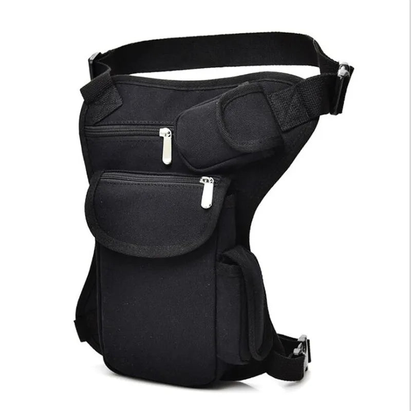 Canvas Drop Leg Bag Waist Fanny Pack Belt Hip Bum Military