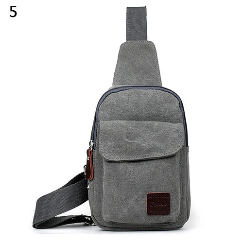 Men Canvas Satchel Messenger Shoulder Bag for Outdoor