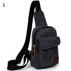 Men Canvas Satchel Messenger Shoulder Bag for Outdoor
