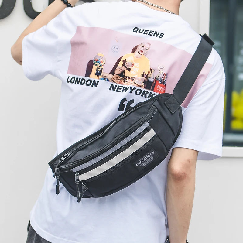 Casual Canvas Waist Pack Bag Shoulder Fanny Pack