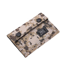 Camouflage Pattern Printed Wallet Short Change Purse
