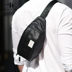 Men Fanny Pack Casual Waist Bags Money Phone Belt Belly Bag Oxford Cloth