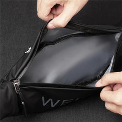Waterproof PU Leather Waist Bag for Men and Women