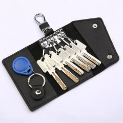 Men Key Wallets Leather Versatile House Keys Protection Holders Storage