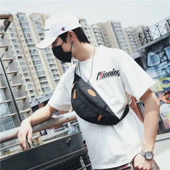 Waterproof Oxford Chest Bag Men Women Shoulder Crossbody Bag