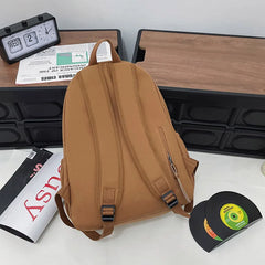 Nylon College Backpack Student School Bag Laptop Travel Backpack