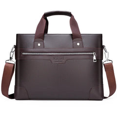 Men Leather Handbags Casual Laptop Bags Male Business Travel Messenger Bags