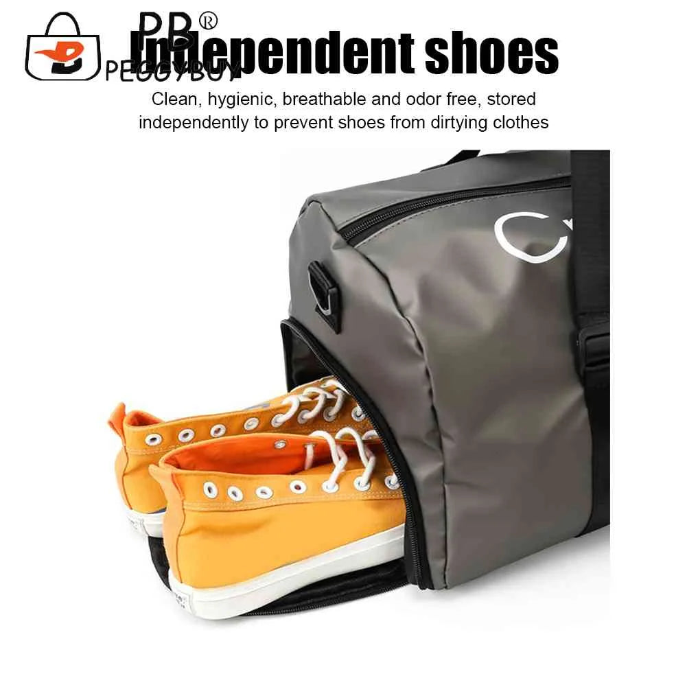Men Gym Bags Luggage Training Bags Large Capacity Oxford Waterproof