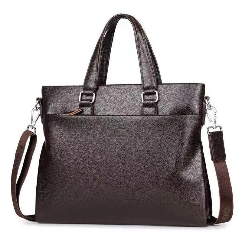 Men Laptop Bag Leather Executive Business Office Attache Tote